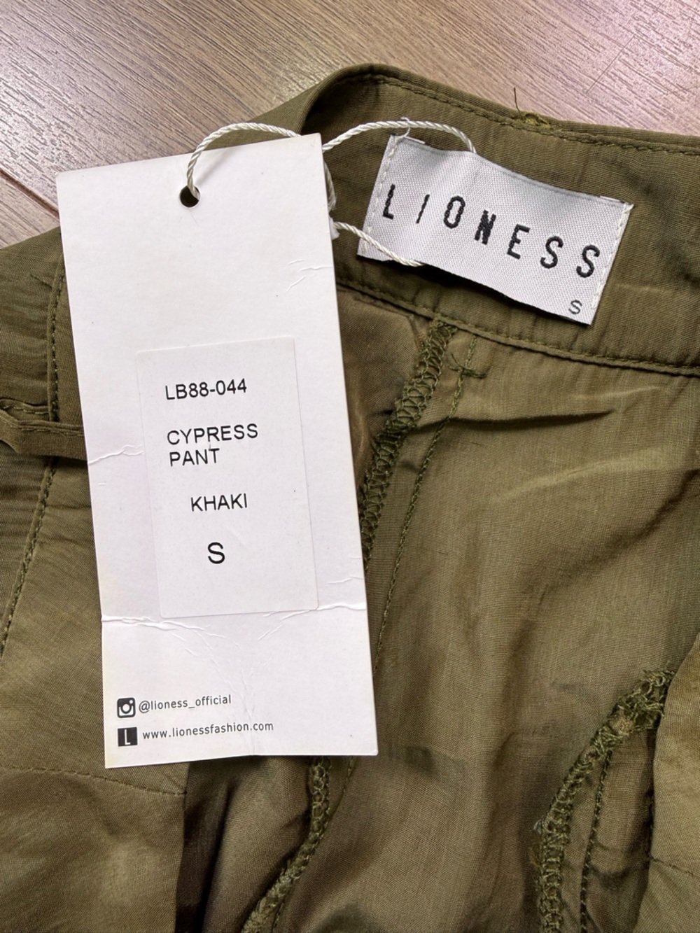 NWT Revolve Lioness Cypress Cargo Jogger Pant Khaki Green Size Small - Picture 8 of 13